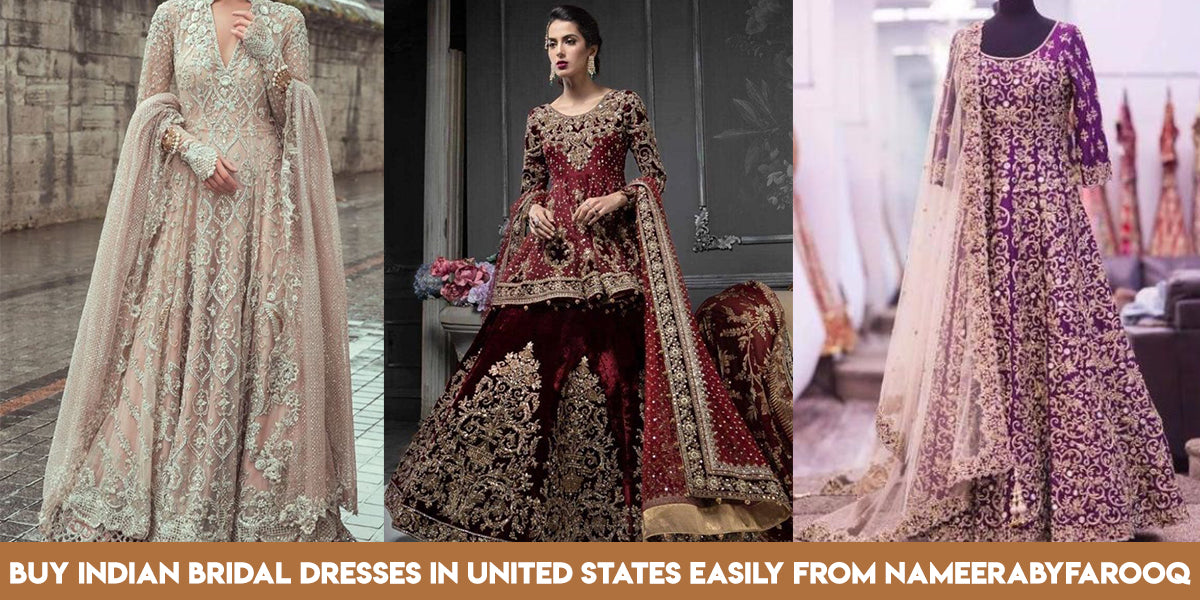 Indian bridal hotsell dresses 2019