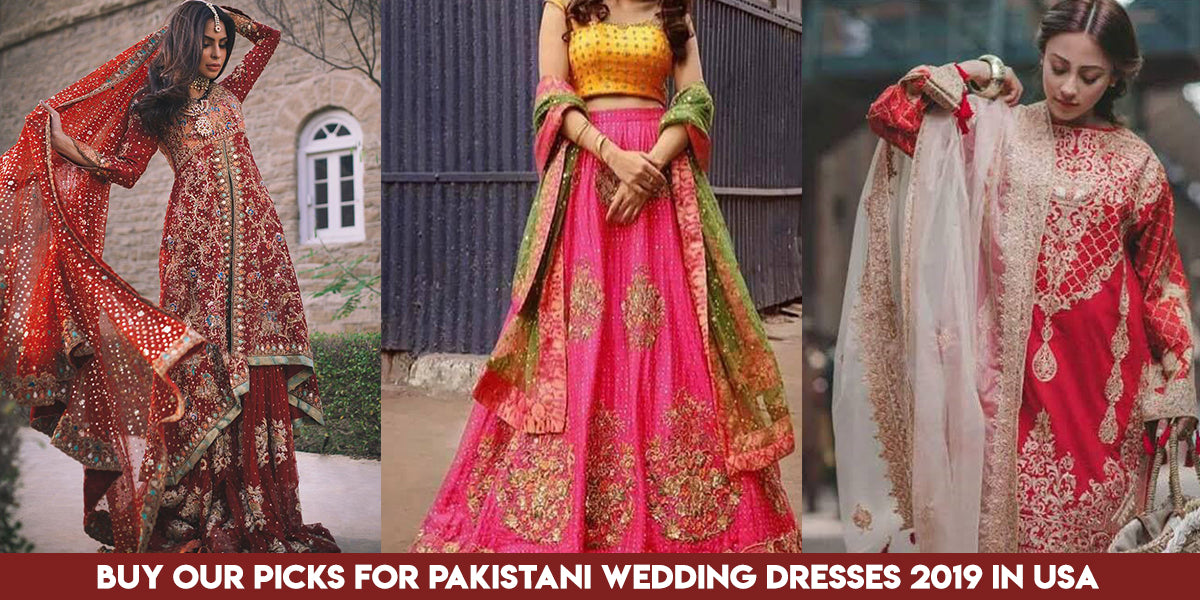Wedding dresses top pakistani female 2019