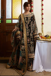 Embellished Organza Pakistani Party Dress with Dupatta
