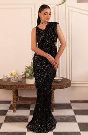 ZRF 003 GISELE - Elegant Sequins Embroidered Net Blouse