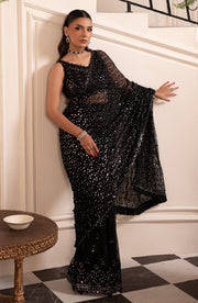 ZRF 003 GISELE - Elegant Sequins Embroidered Net Blouse