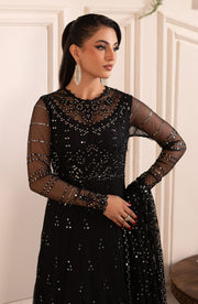 ZRF 003 GISELE - Elegant Sequins Embroidered Net Blouse
