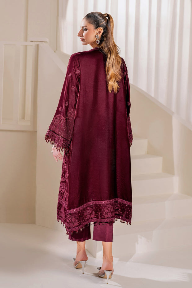 Elegant Velvet Dupatta Ensemble