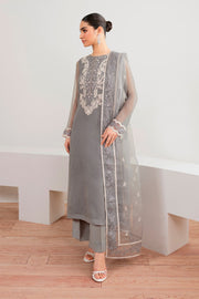 Hand-Embellished Chiffon Shirt