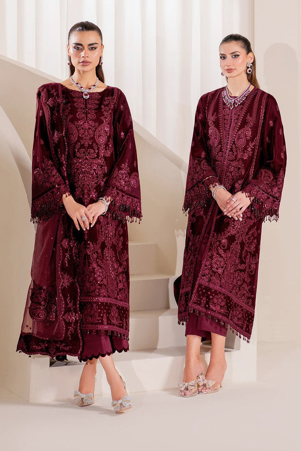 Handmade Beaded Velvet Shirt