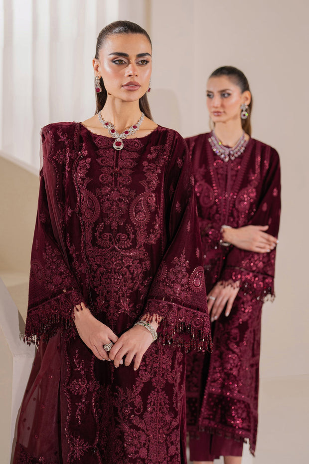 Silk Trouser and Velvet Top