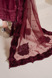 Elegant Velvet Dupatta Ensemble