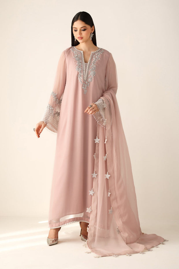 Embellished Chiffon Shirt Set