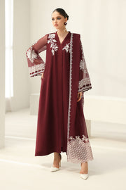 Embroidered Chiffon Dress Set