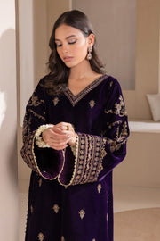 Elegant Velvet Dress with Dupatta