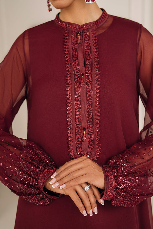 Chiffon Maxi Dress Ensemble
