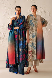 Digital Printed Shawl Ensemble