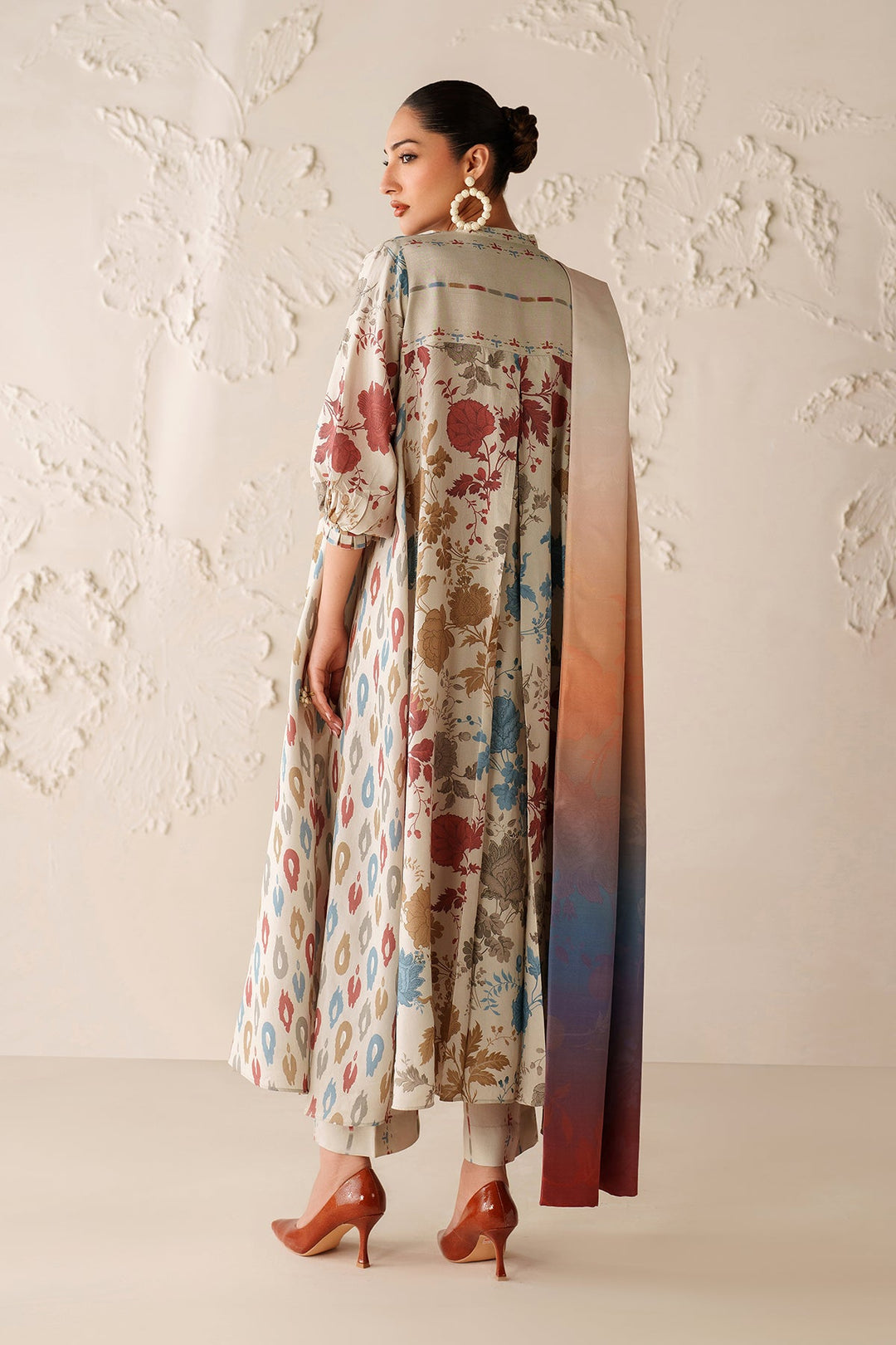 Digital Printed Shawl Set