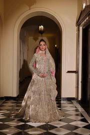 Elegant Champagne Beige Pakistani Bridal Dress for You