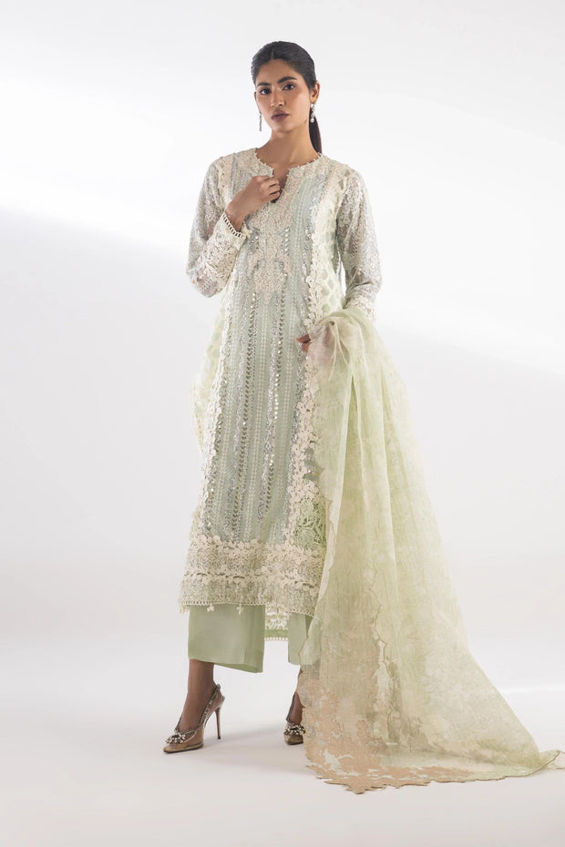 Sana Safinaz Stitched Embroidered Net Suit Sana Safinaz