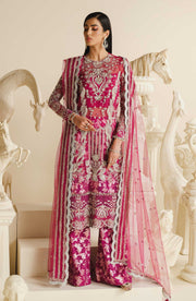 Cream Embroidered Organza Ensemble Pakistani Dress