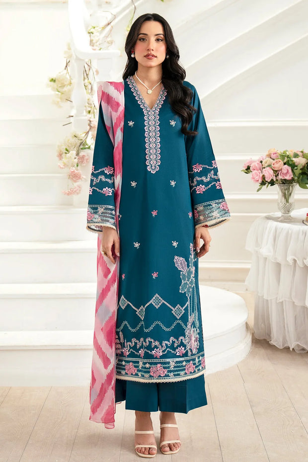 Lawn Embroidered Lehenga