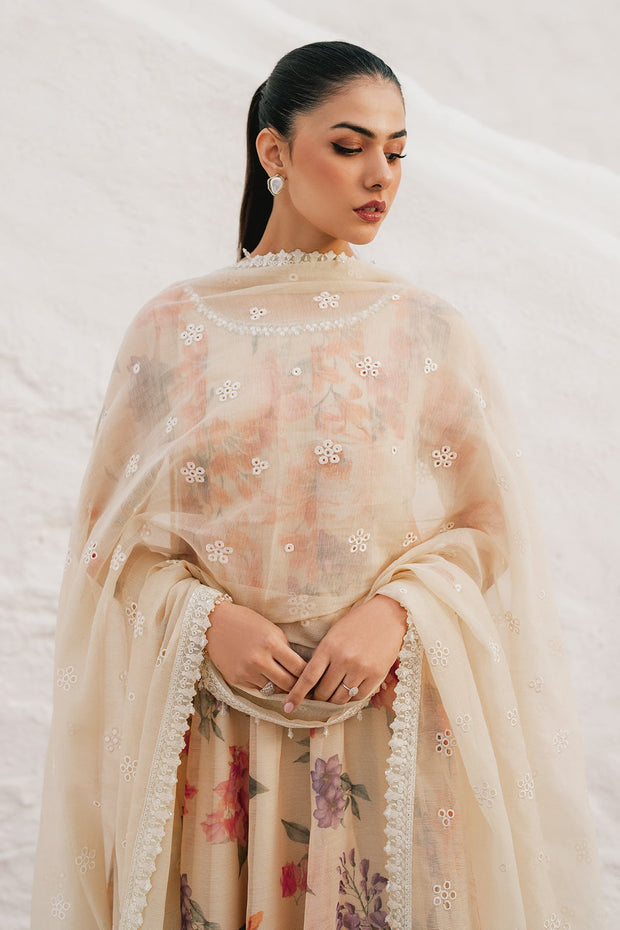 Elegant Cotton Patti Shirt with Dupatta
