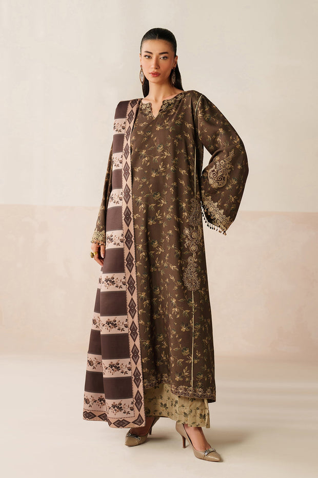 Embroidered Silk Shirt and Trouser Set