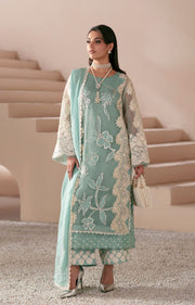 Ember: Exquisite Pakistani Party Dress with Floral Embroidery