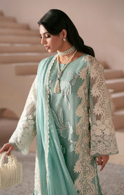 Ember: Exquisite Pakistani Party Dress with Floral Embroidery