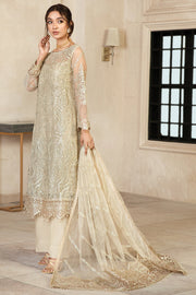 Elegant Sequins Embroidered Net Dress in Classic Color