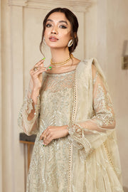 Elegant Sequins Embroidered Net Dress in Classic Color