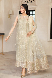 Elegant Sequins Embroidered Net Dress in Classic Color