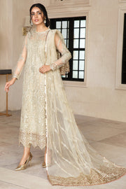 Elegant Sequins Embroidered Net Dress in Classic Color