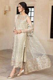 Elegant Sequins Embroidered Net Dress in Classic Color
