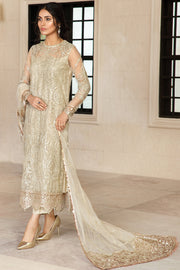 Elegant Sequins Embroidered Net Dress in Classic Color