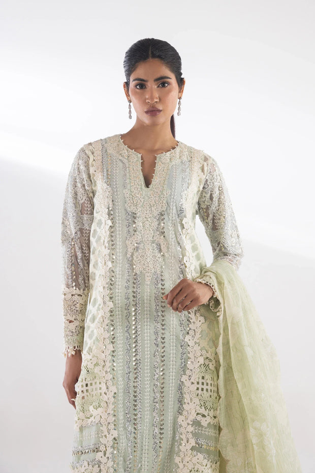 Sana Safinaz Stitched Embroidered Net Suit Sana Safinaz