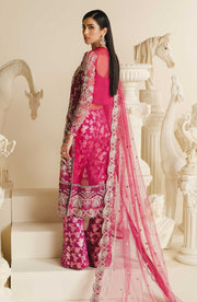 Cream Embroidered Organza Ensemble Pakistani Dress