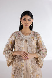Sana Safinaz Stitched Embroidered Khaddi Net Set Sana Safinaz