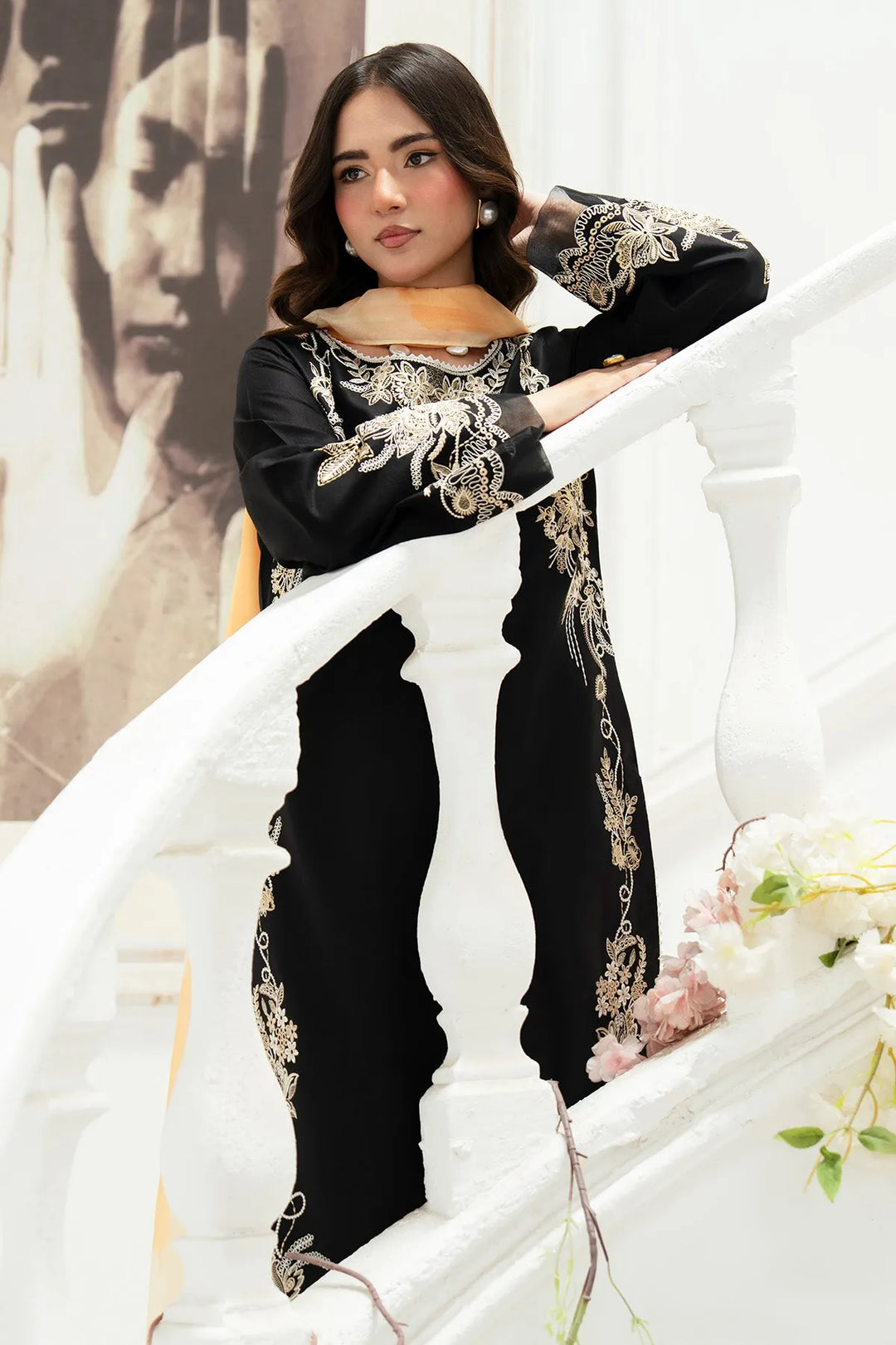 Lawn Embroidered Shirt And Trouser Set