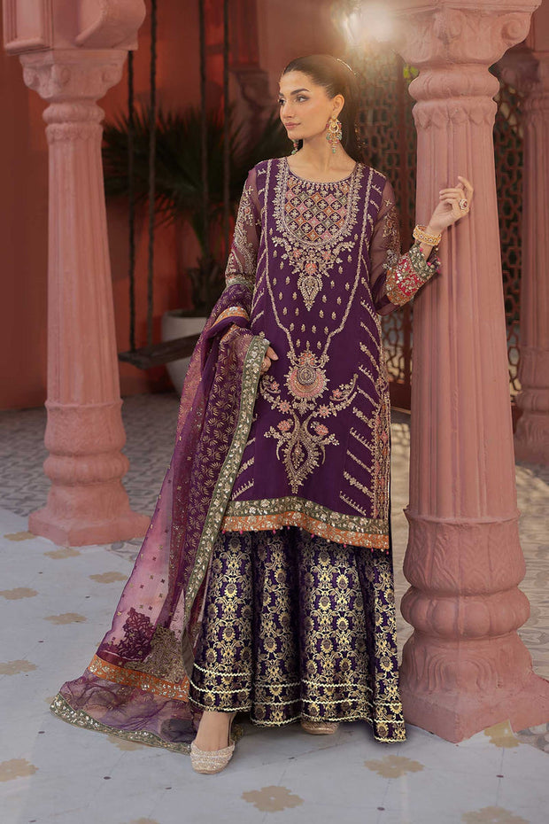 3 Piece Embroidered Organza Suit Pakistani Party Dress