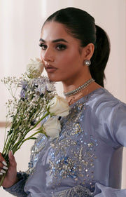 Stunning Crimson Pakistani Party Dress for Elegant Occasions