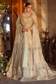 Exquisite Pakistani Bridal Dress with Hand Embroidery and Gown