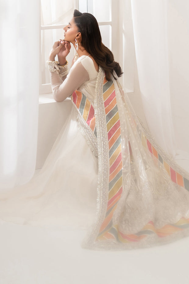 Embroidered Chiffon Dress Set