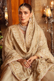 Exquisite Pakistani Bridal Dress with Hand Embroidery & Gown
