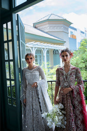 Elegant Ivory White Pakistani Bridal Dress for Weddings