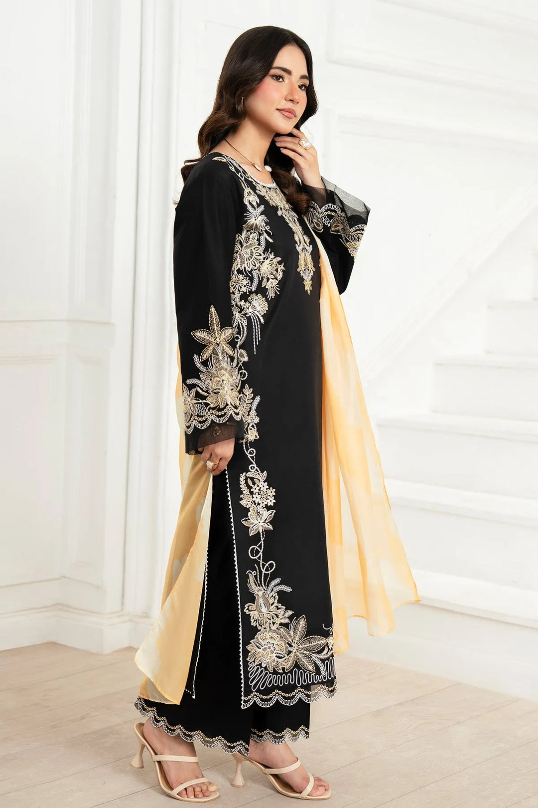 Lawn Embroidered Shirt And Trouser Set