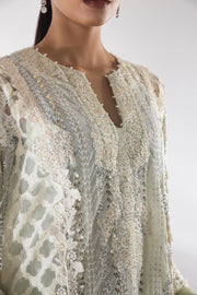 Sana Safinaz Stitched Embroidered Net Suit Sana Safinaz