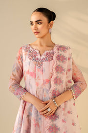 Embroidered Cotton Frock Set