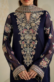 Embroidered Chiffon Party Dress Set