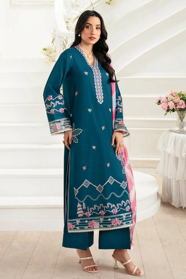 Lawn Embroidered Lehenga