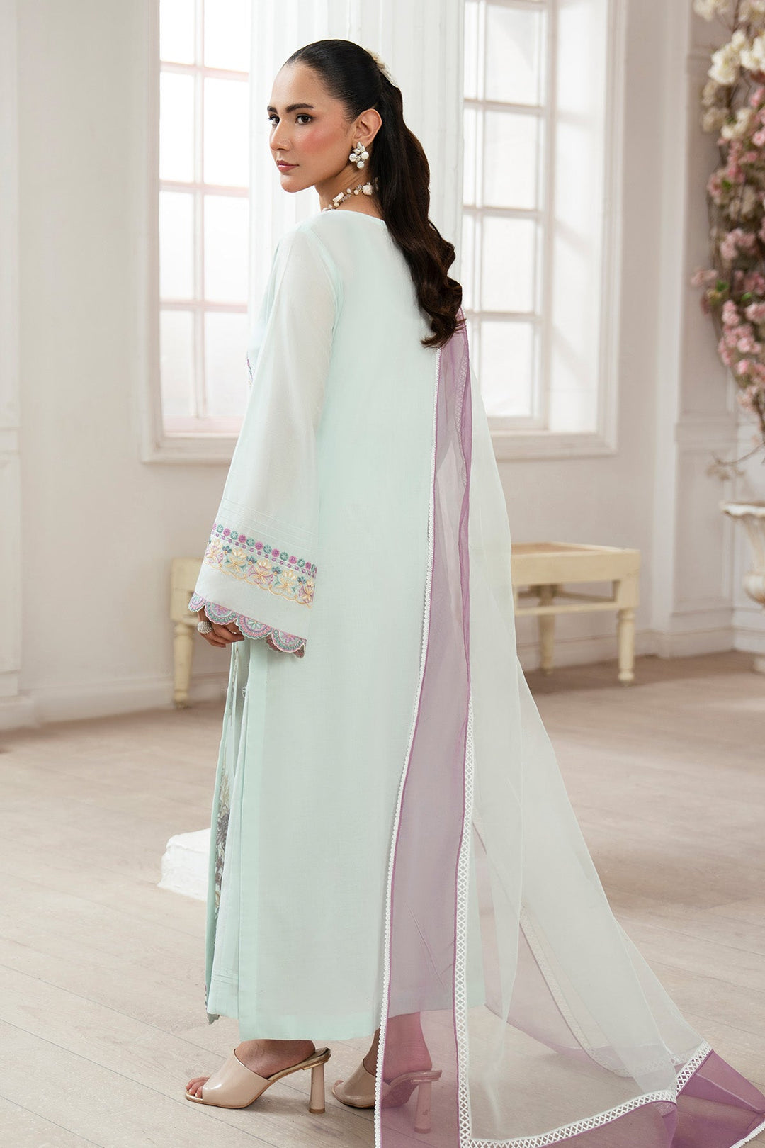 Imrozia Elegant Pakistani Dresses with Organza Dupatta