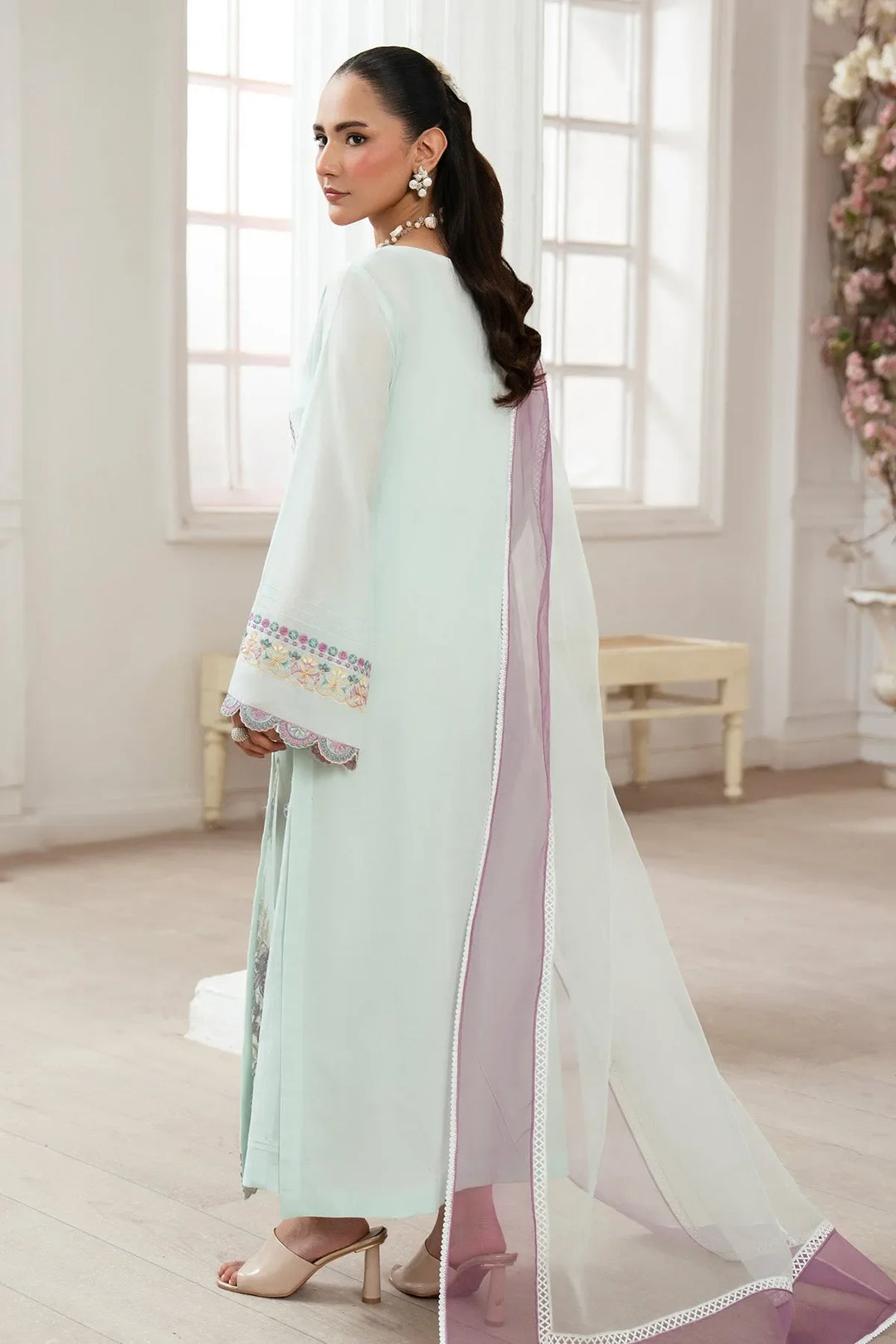 Lawn Embroidered Dress Set