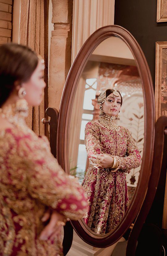 Parisian Embroidered Pakistani Bridal Lehenga Ensemble