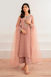 Organza Dupatta with Embroidered Shirt